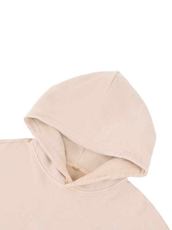 Unisex Mineral Wash Short Sleeve Hoodie