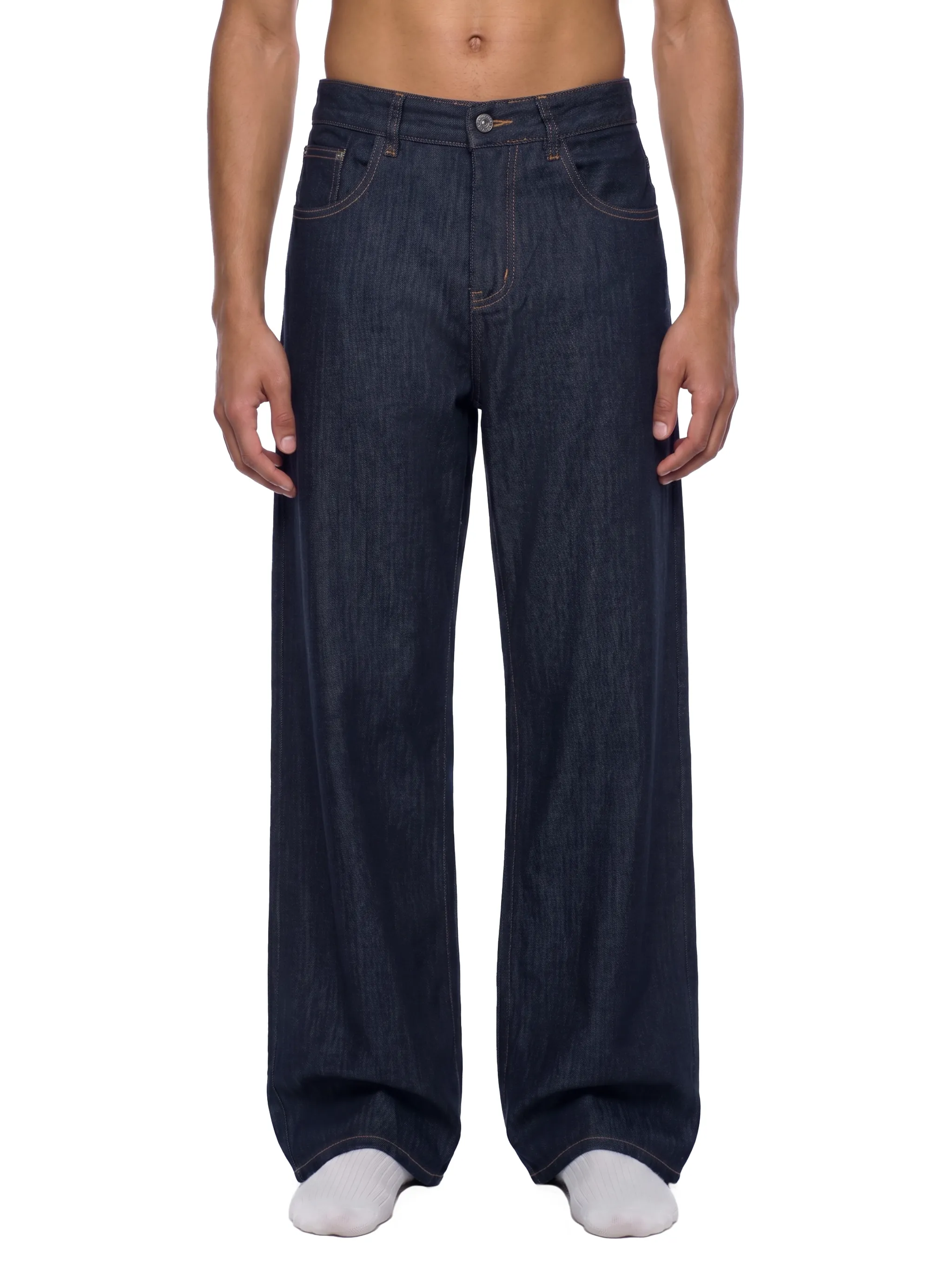 Men's Loose Fit Wide Leg Jeans