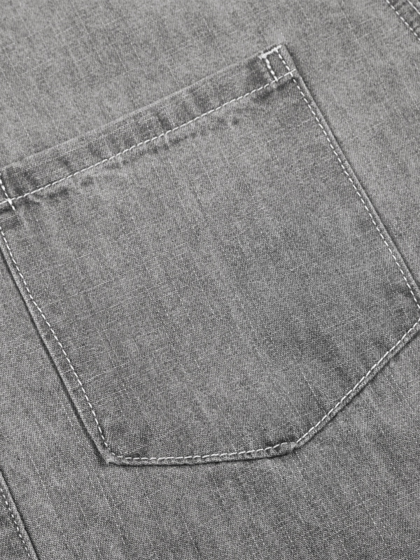 Unisex Vintage Wash Denim Shirt