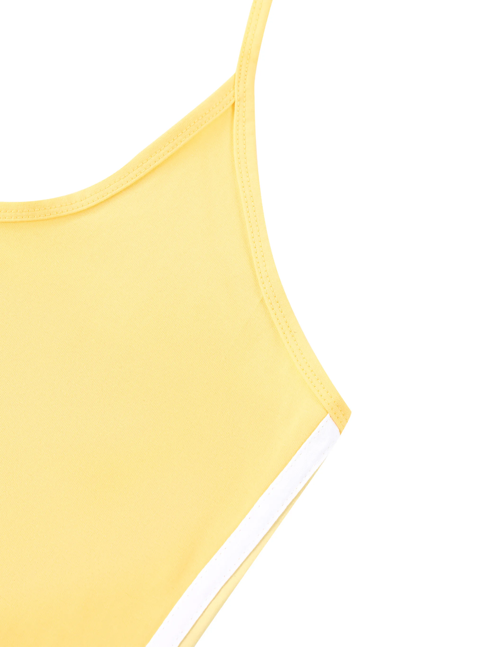 Women's Color Block Halter Crop Tank Top