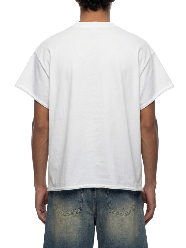 Unisex Boxy Raw Edge T-Shirt