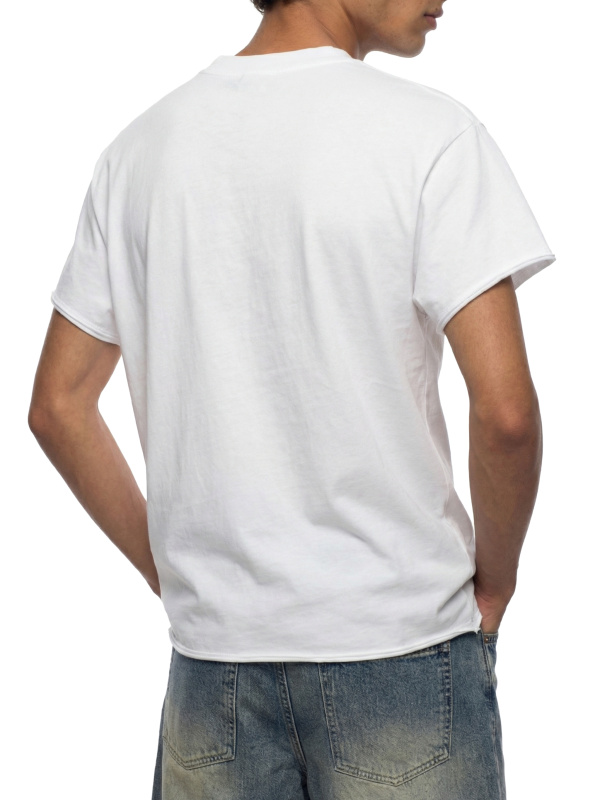 Unisex Boxy Raw Edge T-Shirt