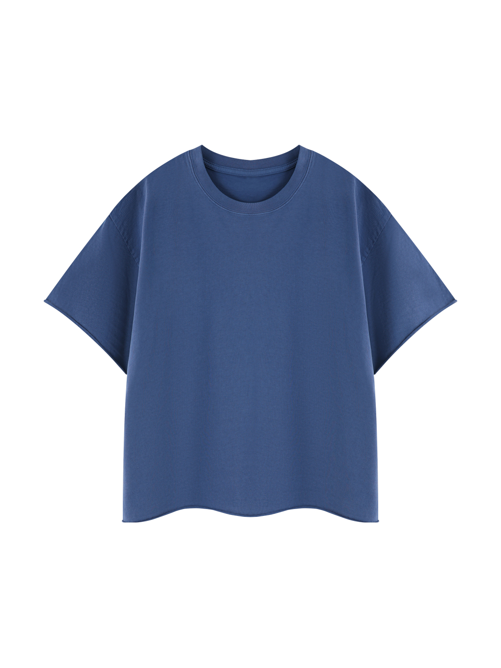 Unisex Boxy Raw Edge T-Shirt - Main Image