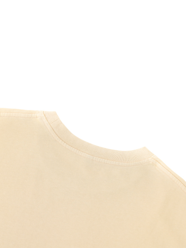 Unisex Boxy Raw Edge T-Shirt