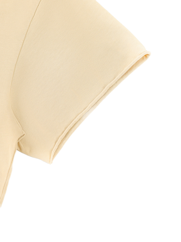 Unisex Boxy Raw Edge T-Shirt
