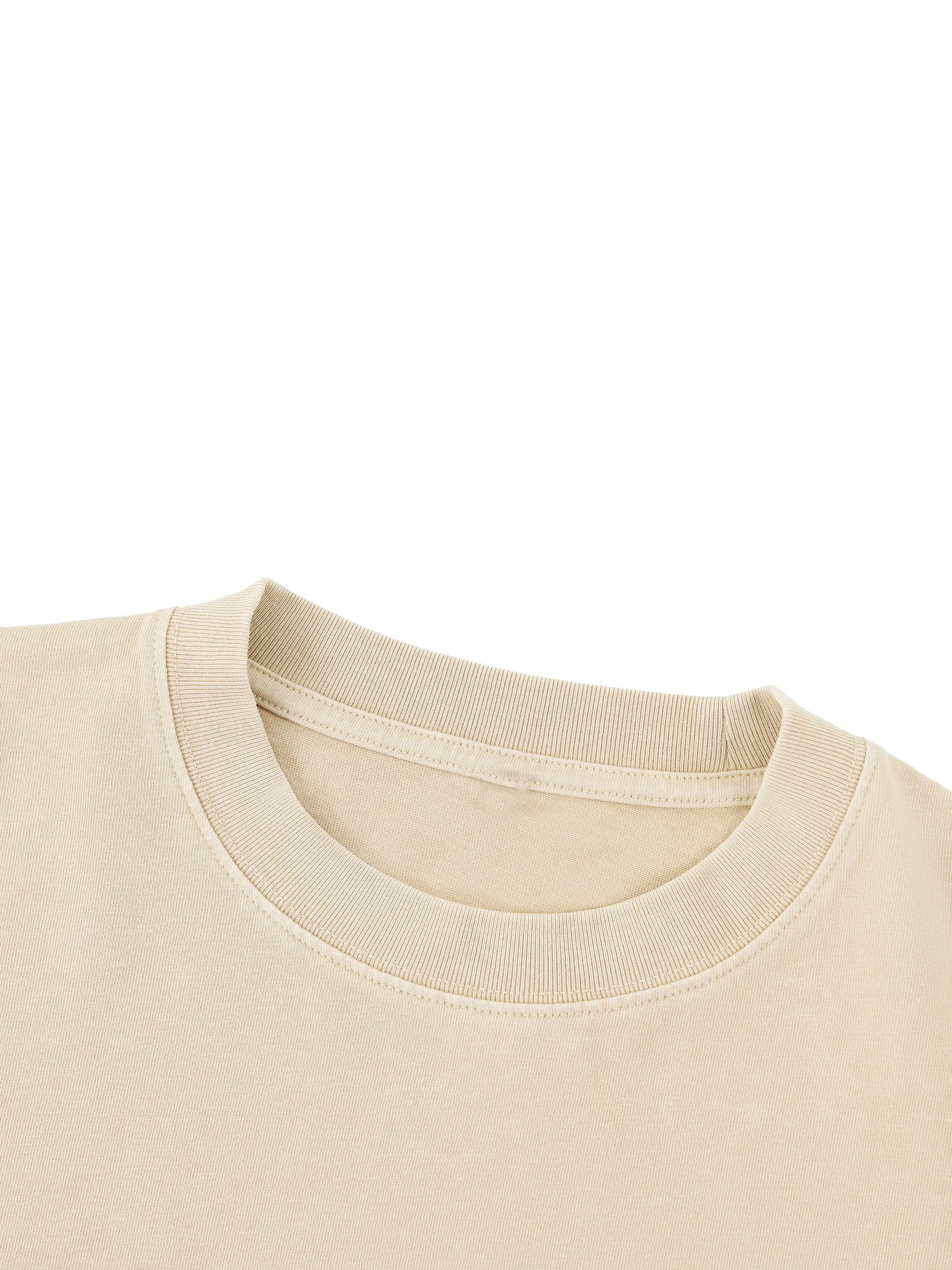Women's Mineral Wash Cotton Crop T-Shirt