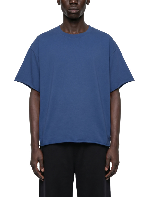 Unisex Boxy Raw Edge T-Shirt