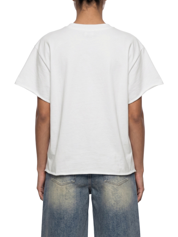 Unisex Boxy Raw Edge T-Shirt