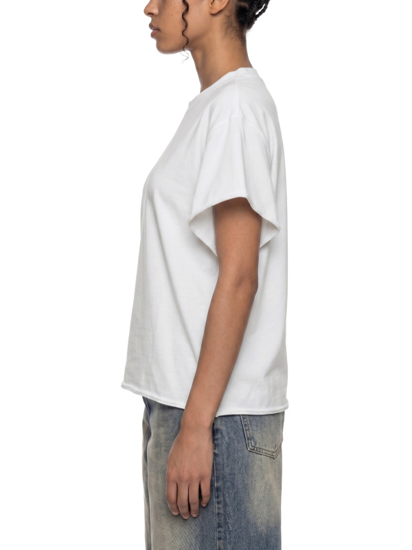 Unisex Boxy Raw Edge T-Shirt