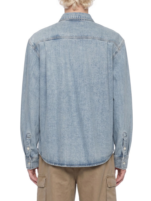 Unisex Vintage Wash Denim Shirt