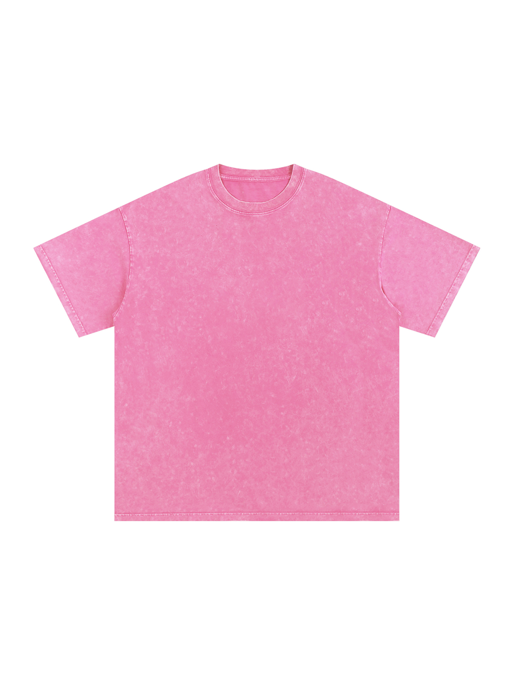 Snow Washed Oversized Cotton T-Shirt - Main Image