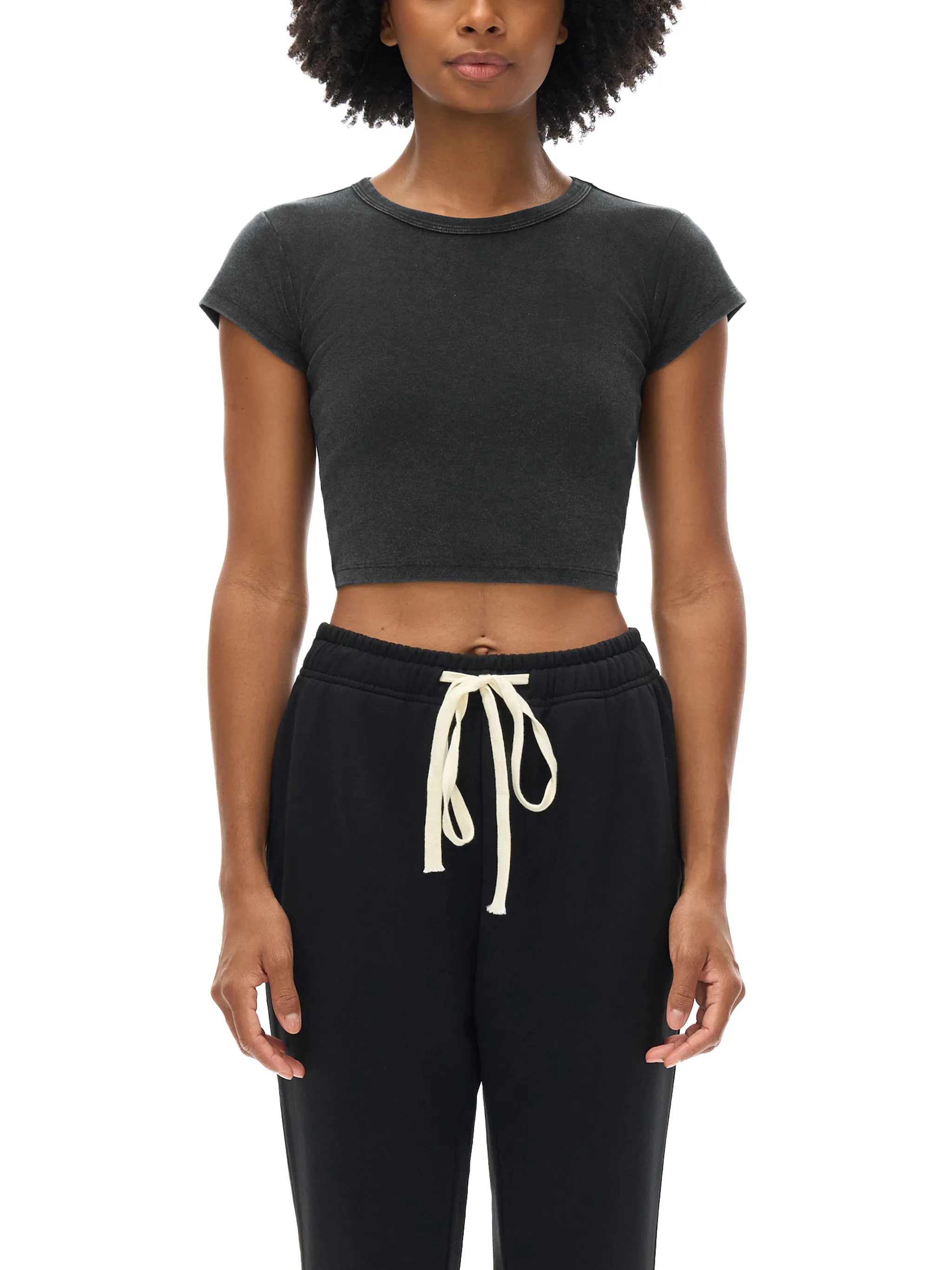 Snow Washed Crop Top