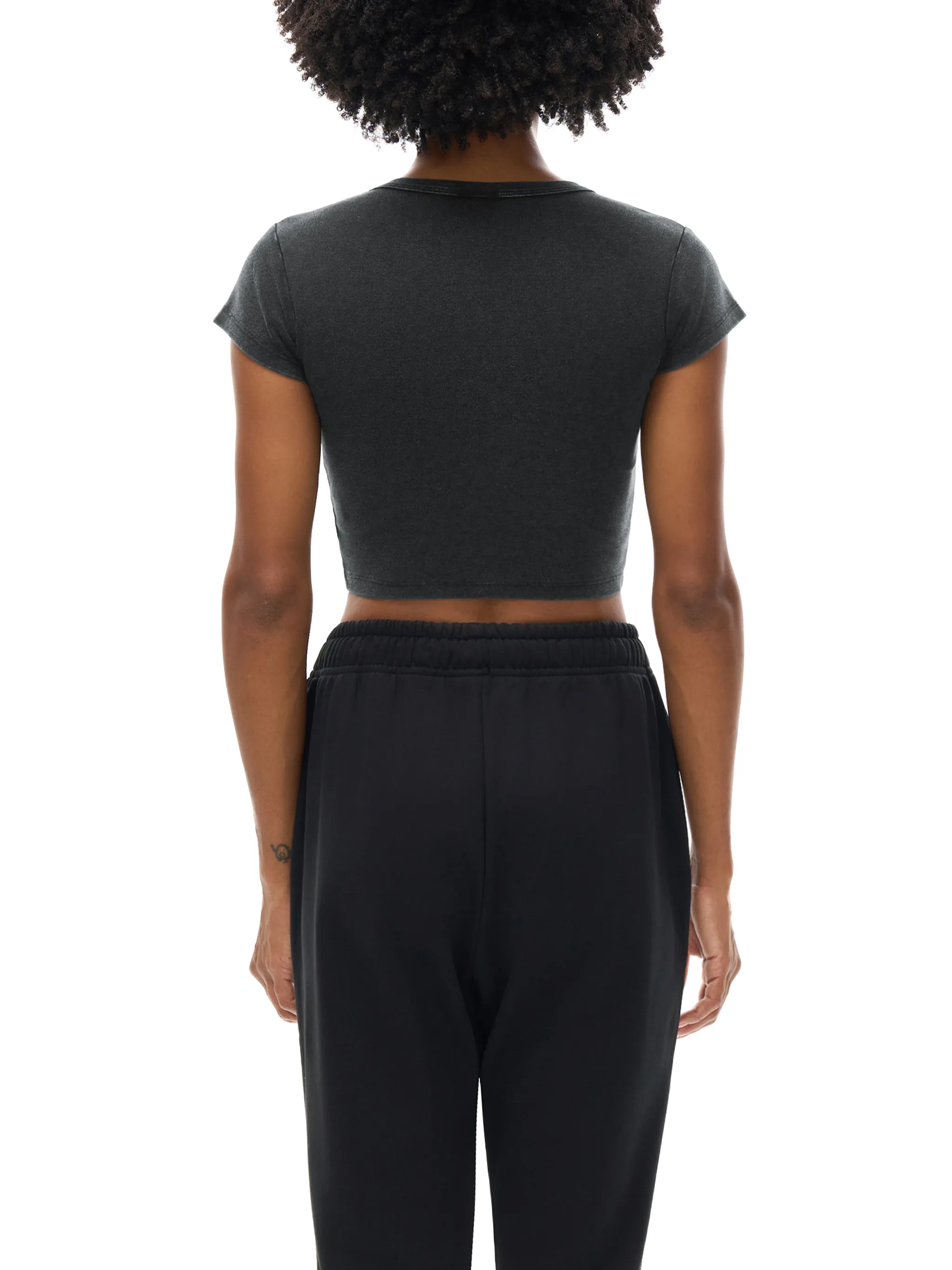 Snow Washed Crop Top