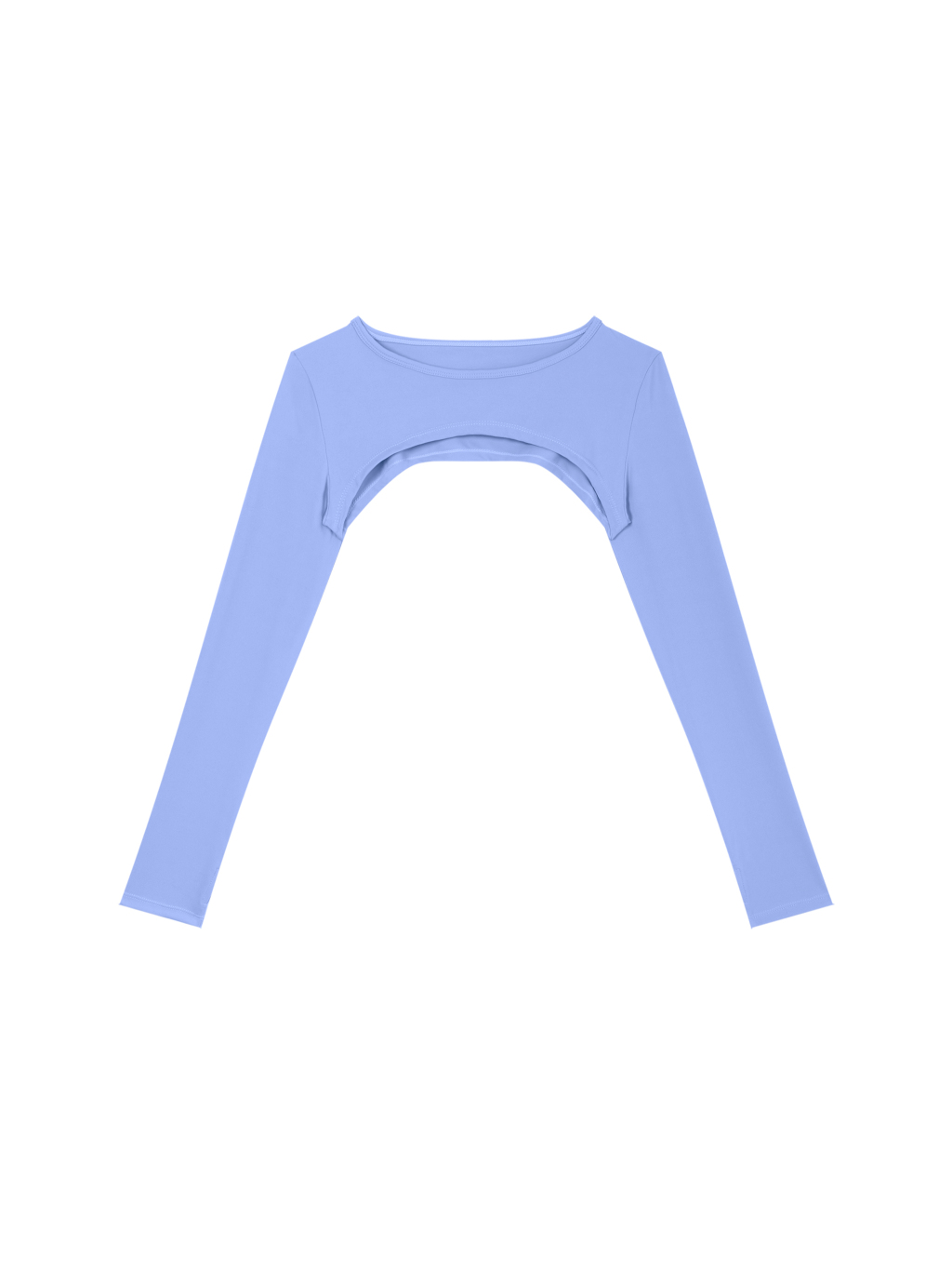 Women’s Cutout Long Sleeve Yoga Shrug - Main Image