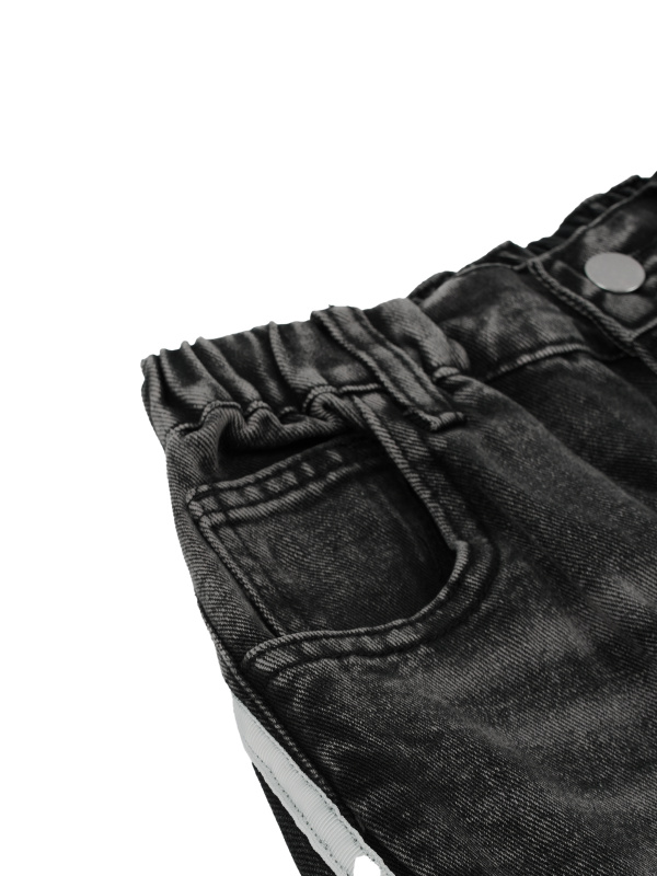 Kid’s Vintage Wash Side Stripe Jeans