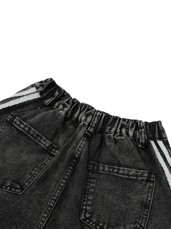 Kid’s Vintage Wash Side Stripe Jeans