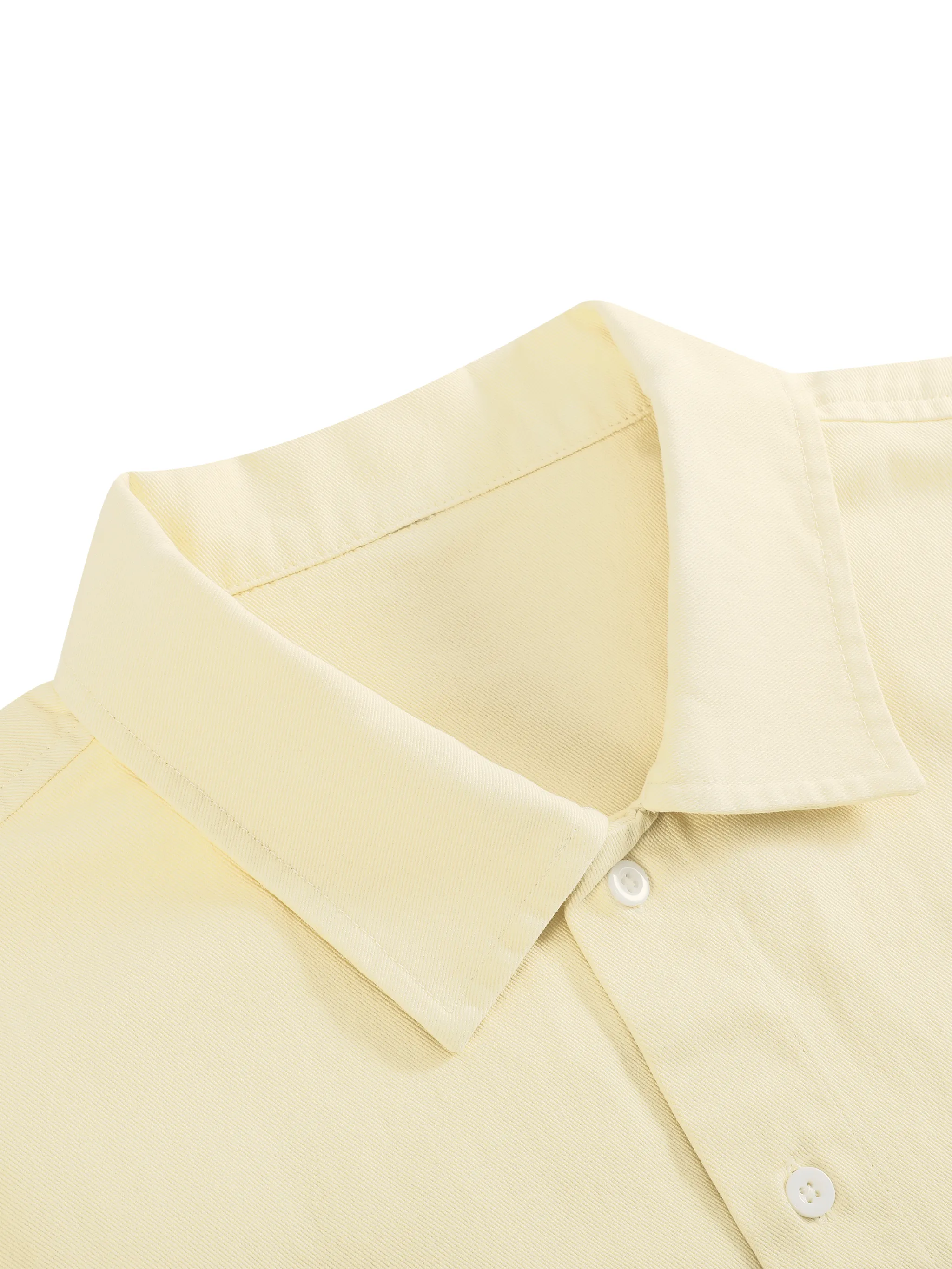 Unisex Boxy Patch Pocket Short Sleeve Shirt
