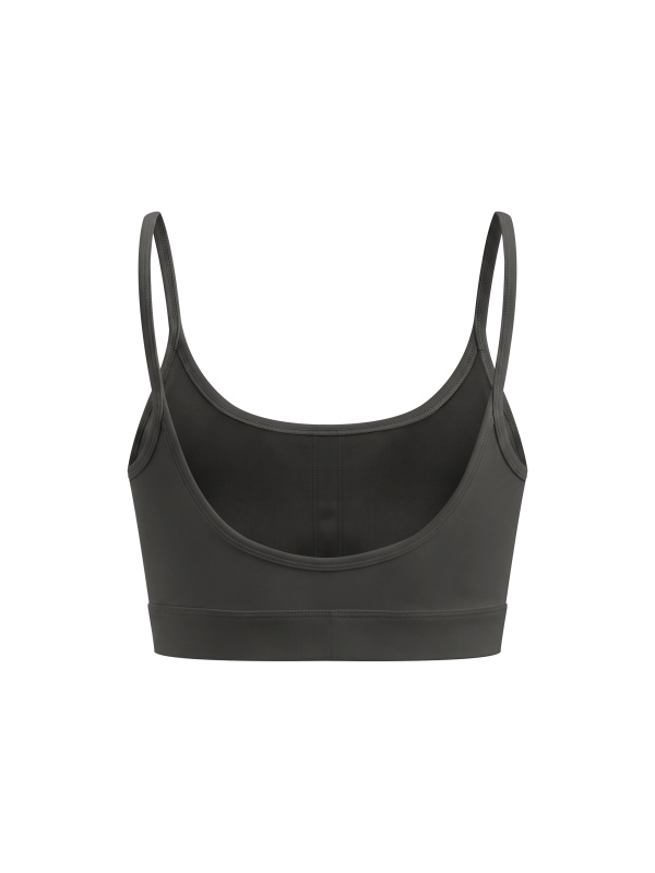 Women's Solid U-Neck Sports Bra