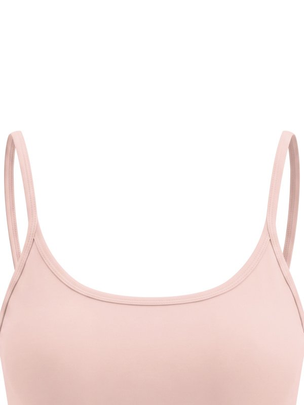Women's Solid U-Neck Sports Bra