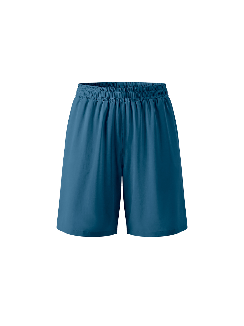 Men’s Solid Elastic Waist Shorts - Main Image