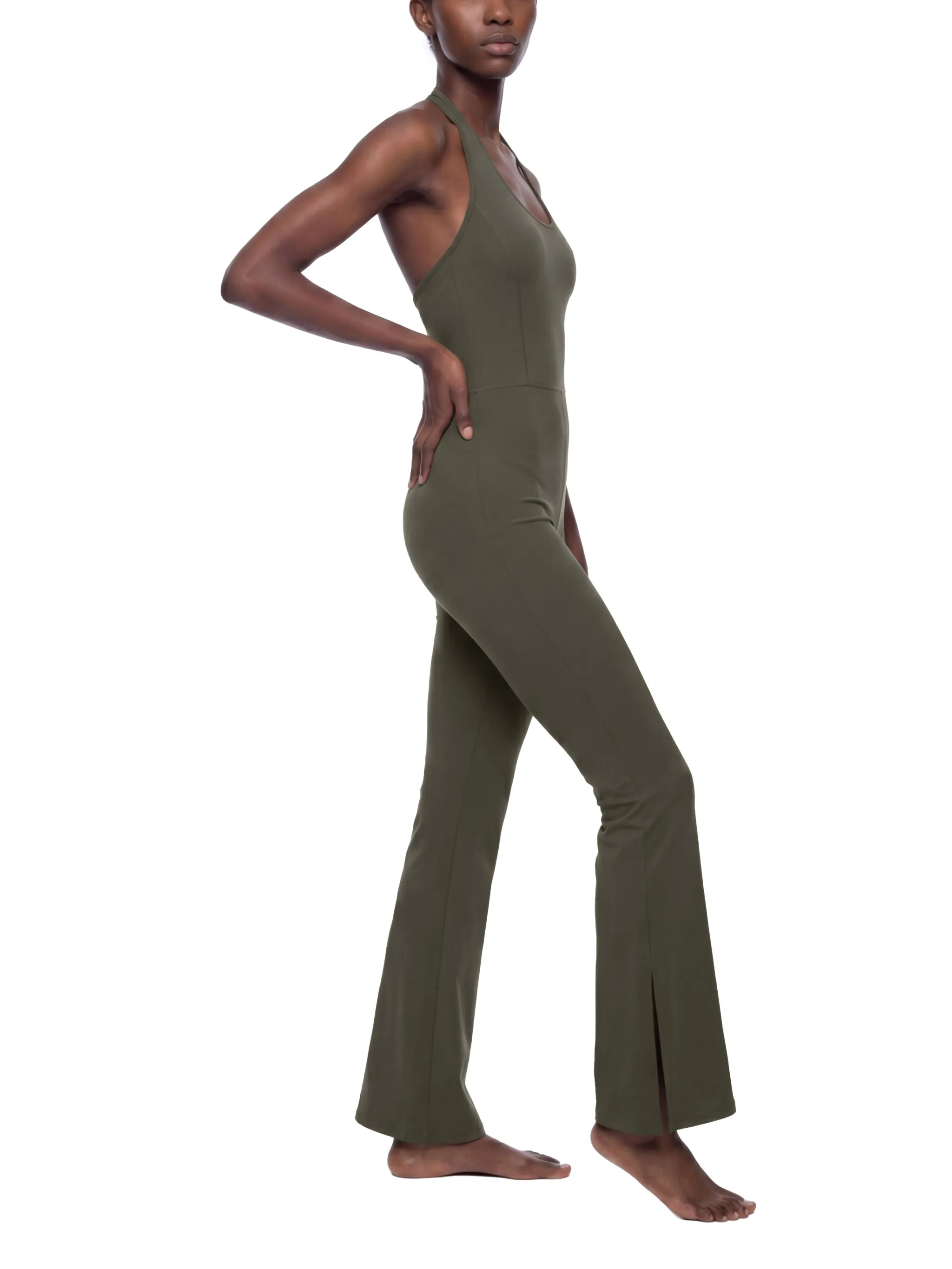 Women’s Halter Flared Jumpsuit