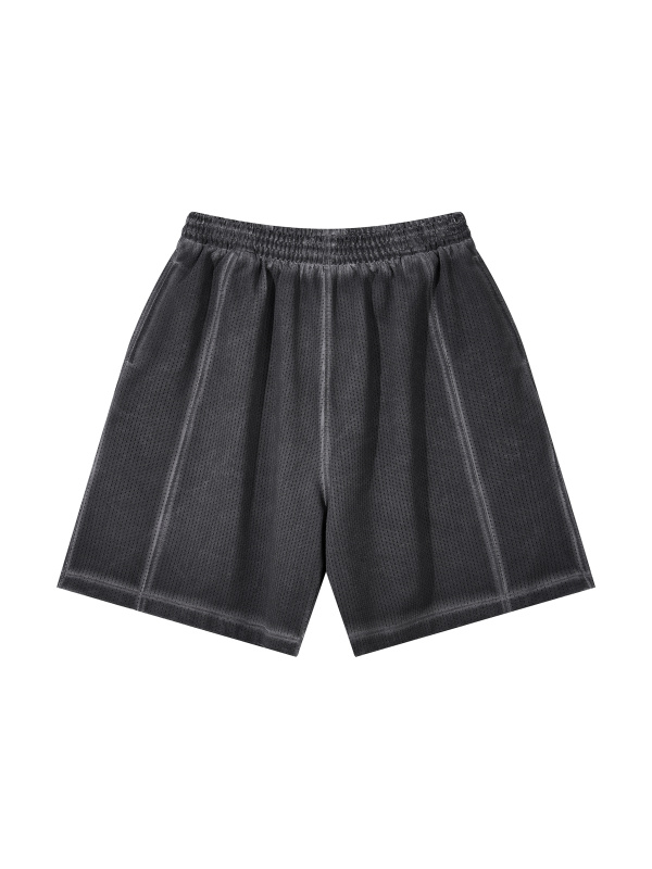 Unisex Vintage Wash Mesh Shorts