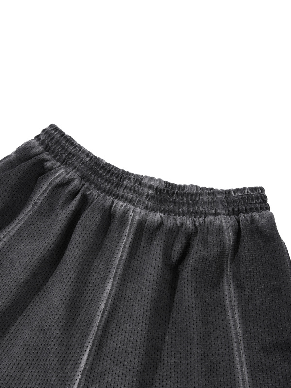 Unisex Vintage Wash Mesh Shorts
