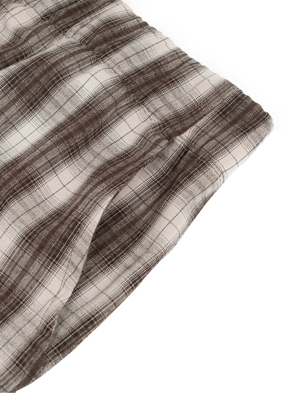 Unisex Plaid Shorts