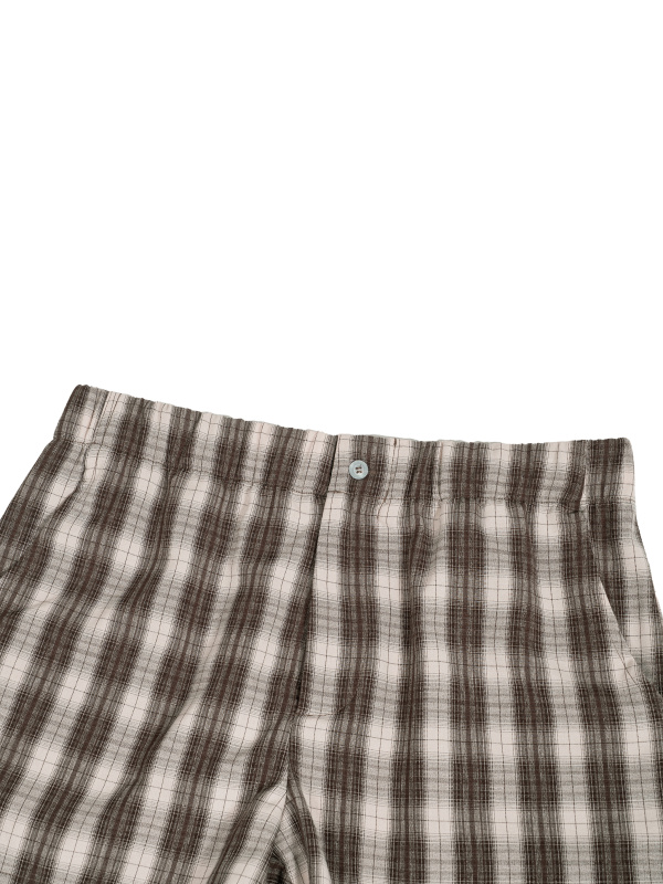 Unisex Plaid Shorts