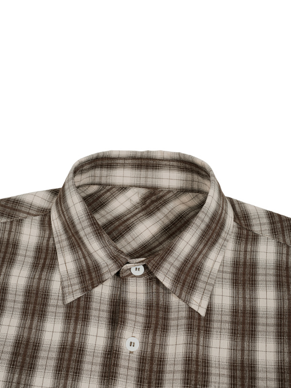 Unisex Boxy Plaid Short Sleeve Shirt