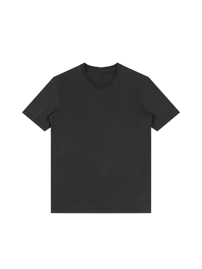 Men's Solid V-Neck T-Shirt