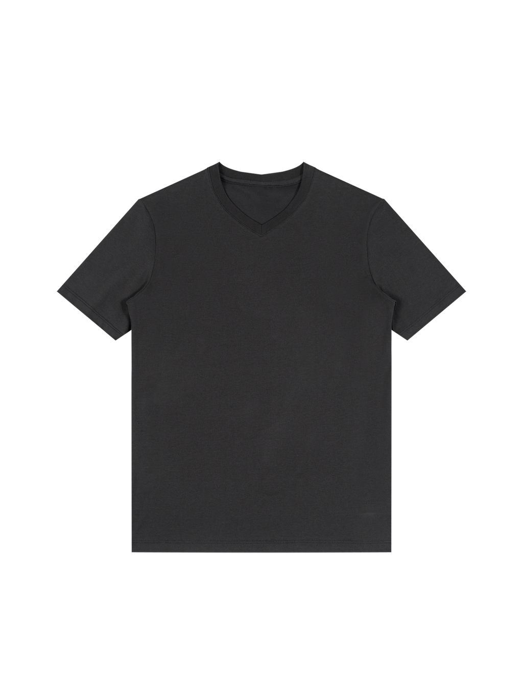 Men's Solid V-Neck T-Shirt - Main Image