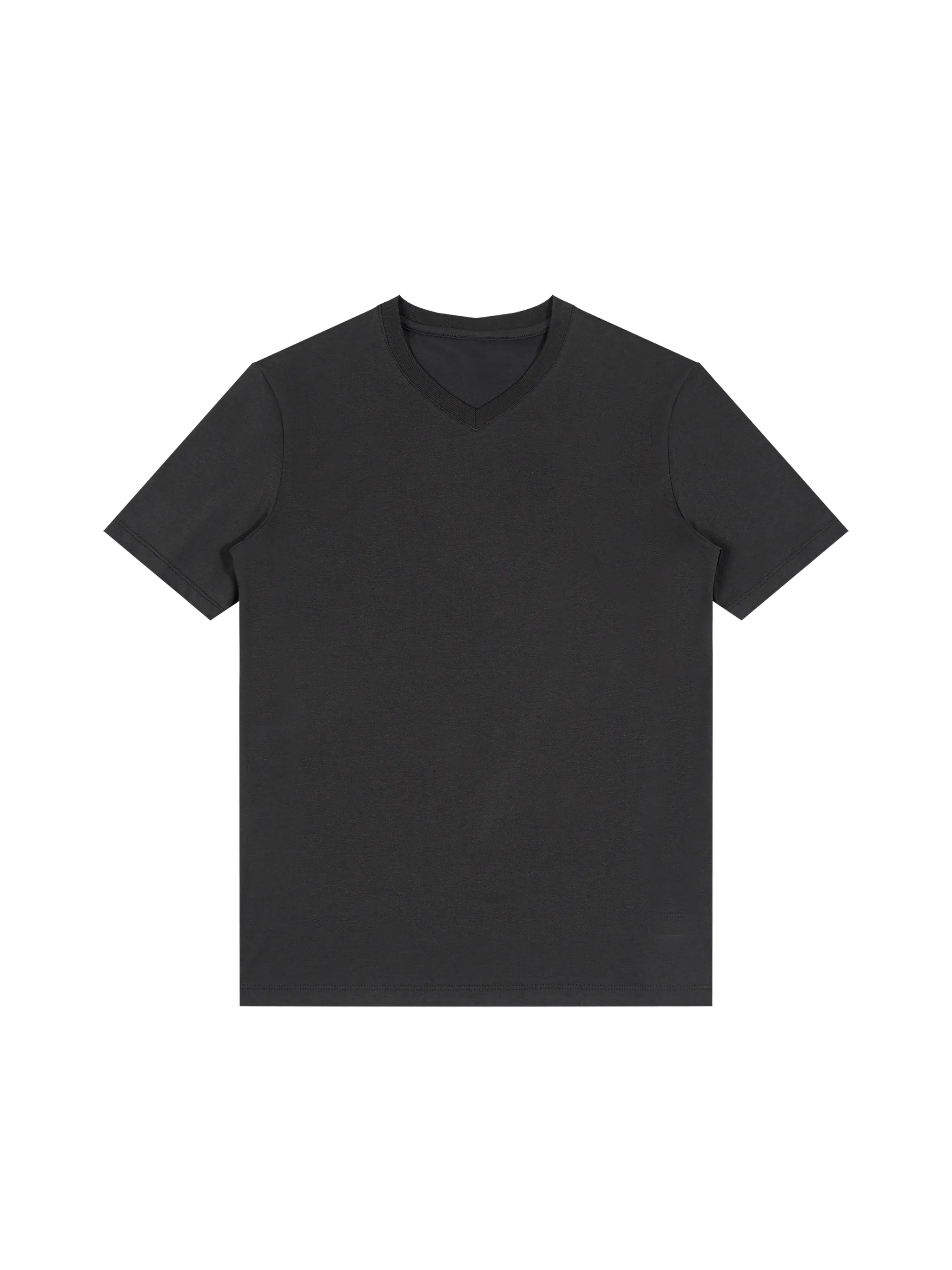 Men's Solid V-Neck T-Shirt - Main Image