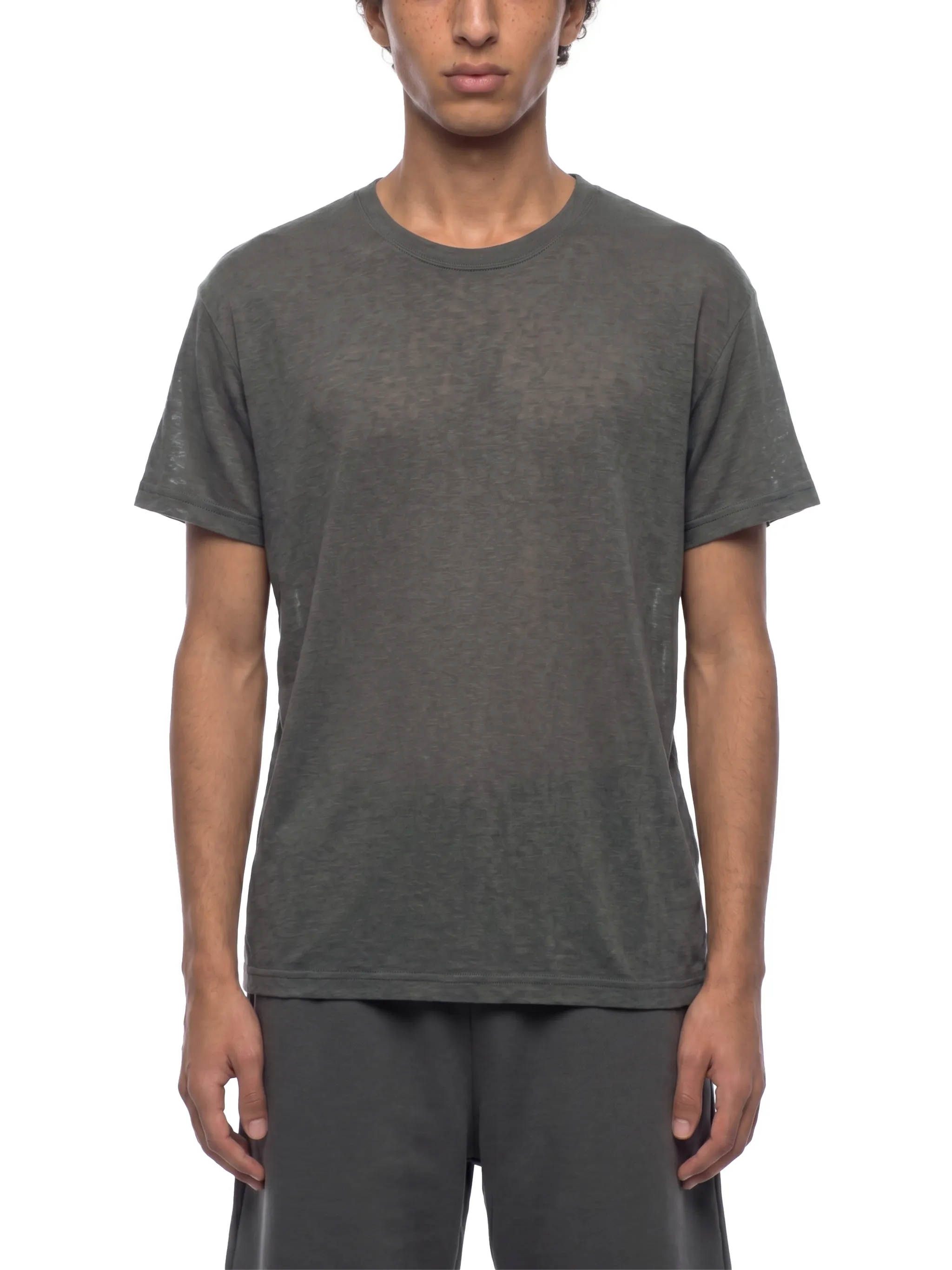 Men’s Sheer Lyocell Blend Boxy T-Shirt