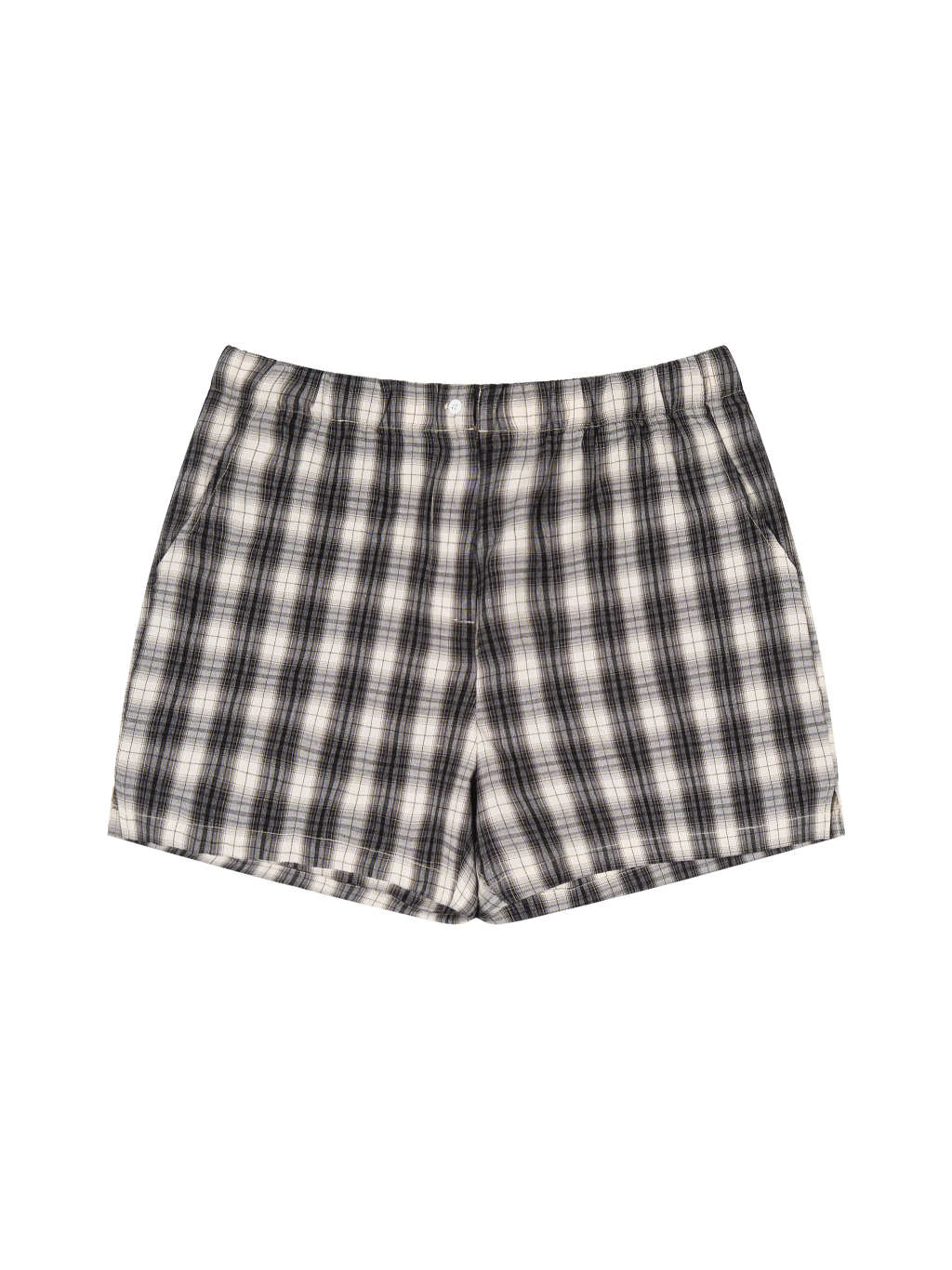 Unisex Plaid Shorts - Main Image