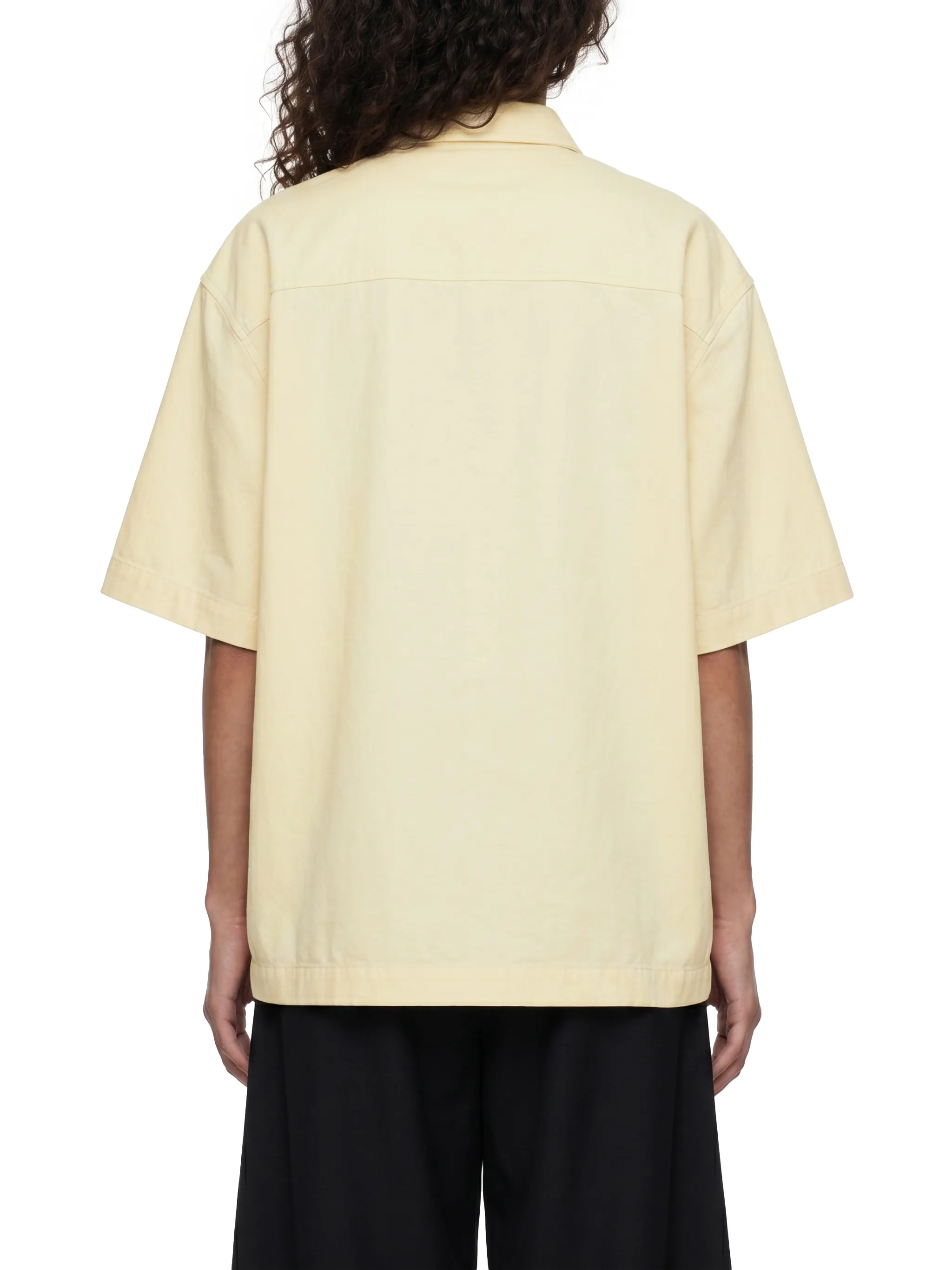Unisex Boxy Patch Pocket Short Sleeve Shirt