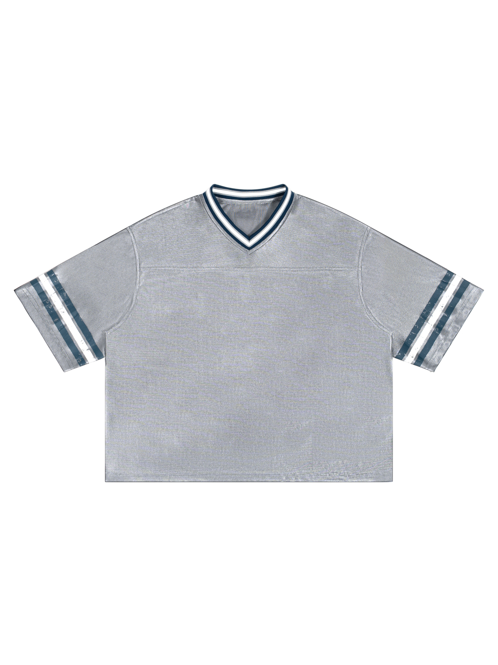 Unisex Boxy Striped Soccer Jersey - Main Image
