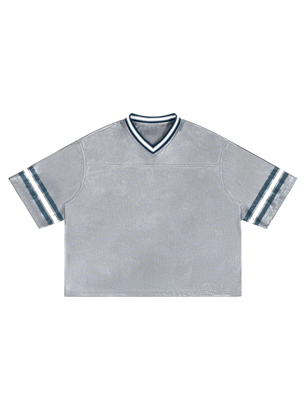 Unisex Boxy Striped Soccer Jersey - Main Image