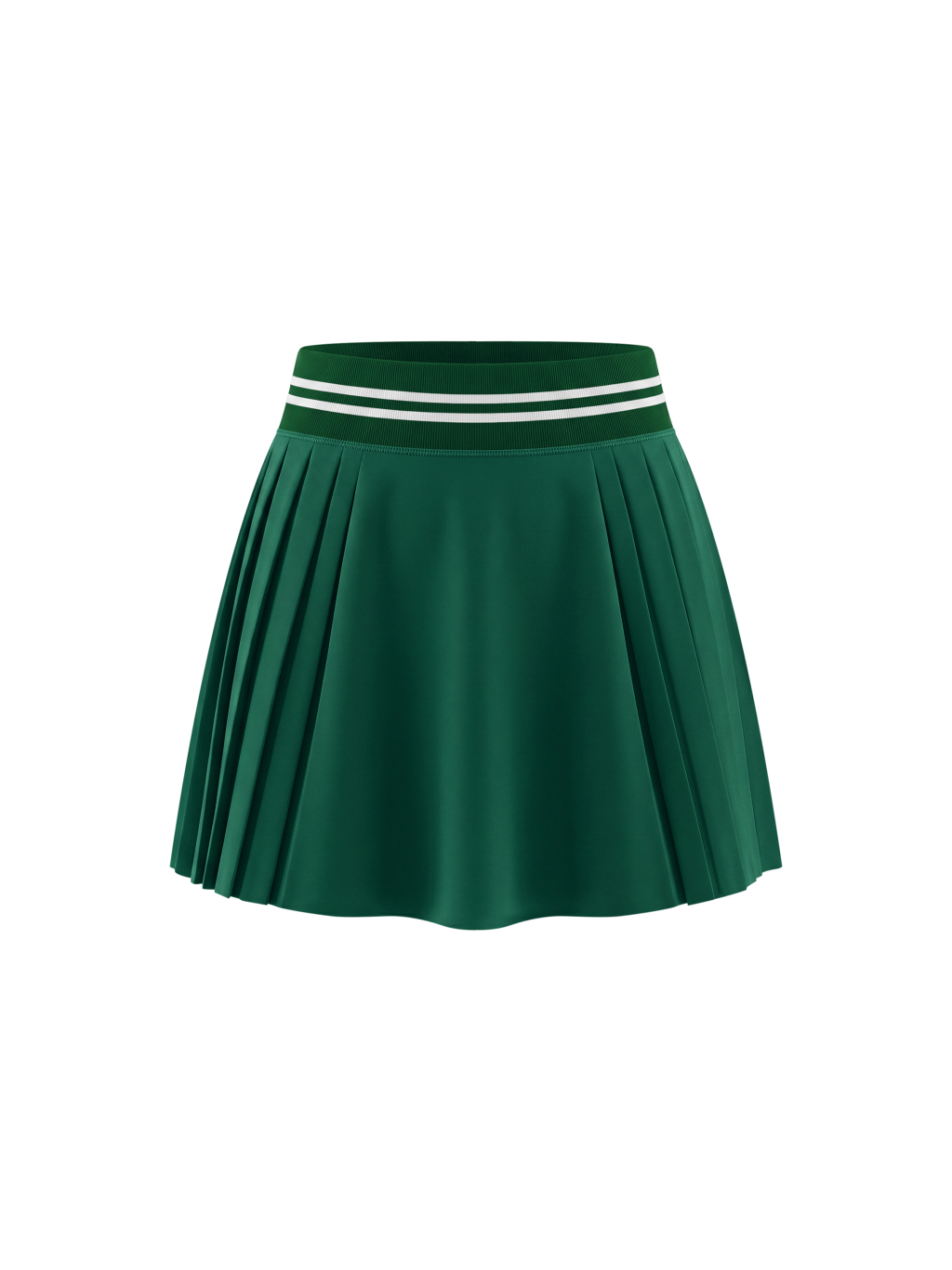 Women's Pleated Mini Skirt - Main Image