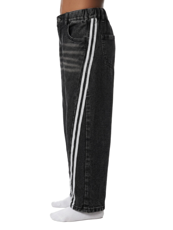 Kid’s Vintage Wash Side Stripe Jeans