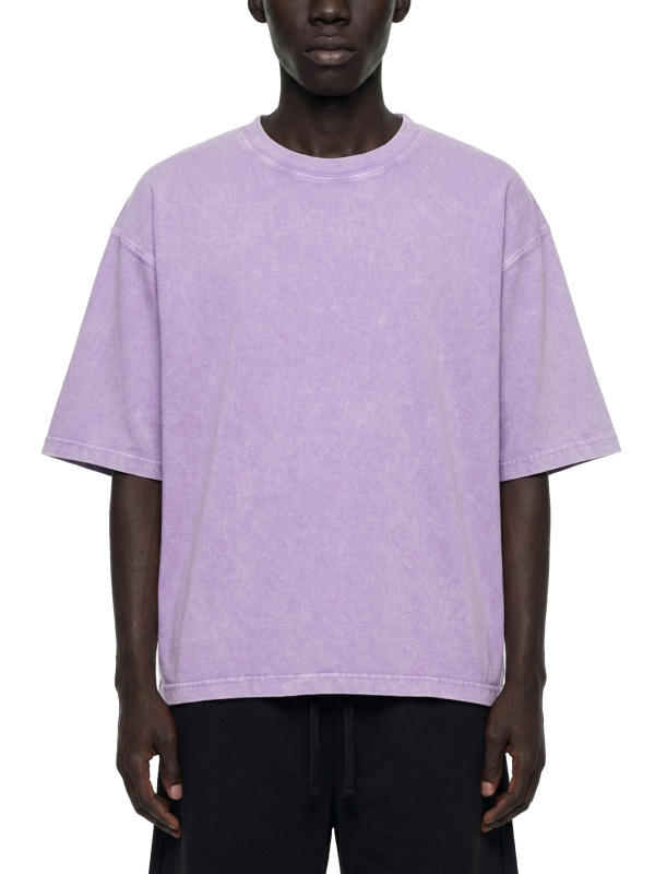 Mineral Wash Boxy Cotton T-Shirt