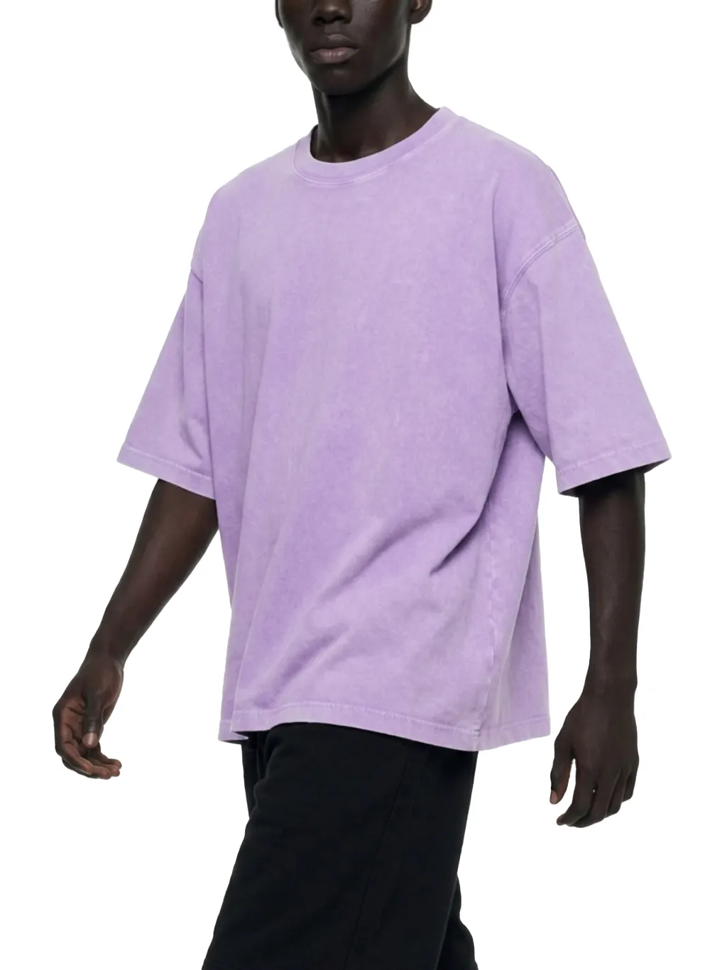 Mineral Wash Boxy Cotton T-Shirt