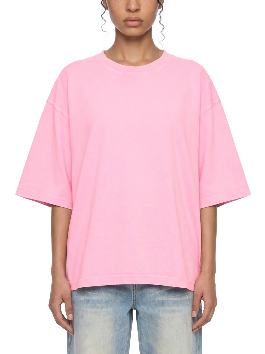 Mineral Wash Boxy Cotton T-Shirt