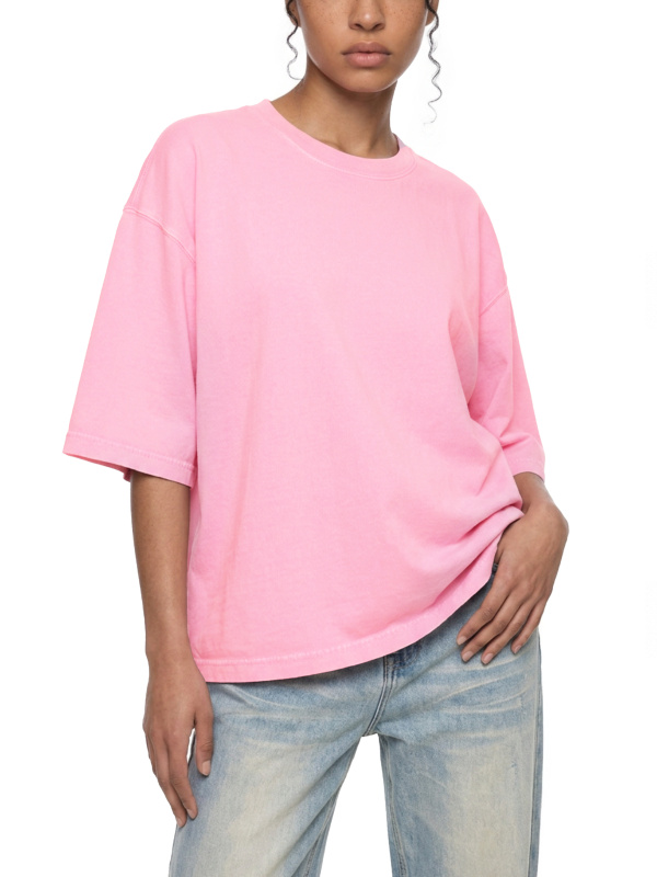Mineral Wash Boxy Cotton T-Shirt