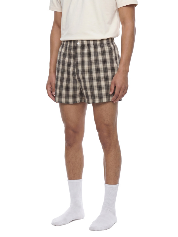 Unisex Plaid Shorts