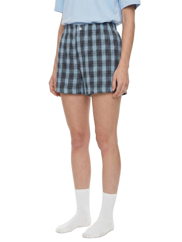 Unisex Plaid Shorts
