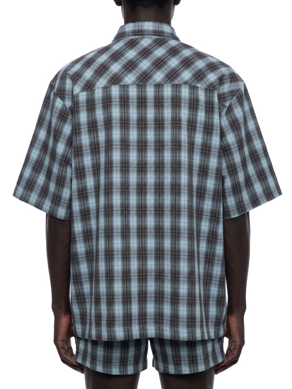Unisex Boxy Plaid Short Sleeve Shirt