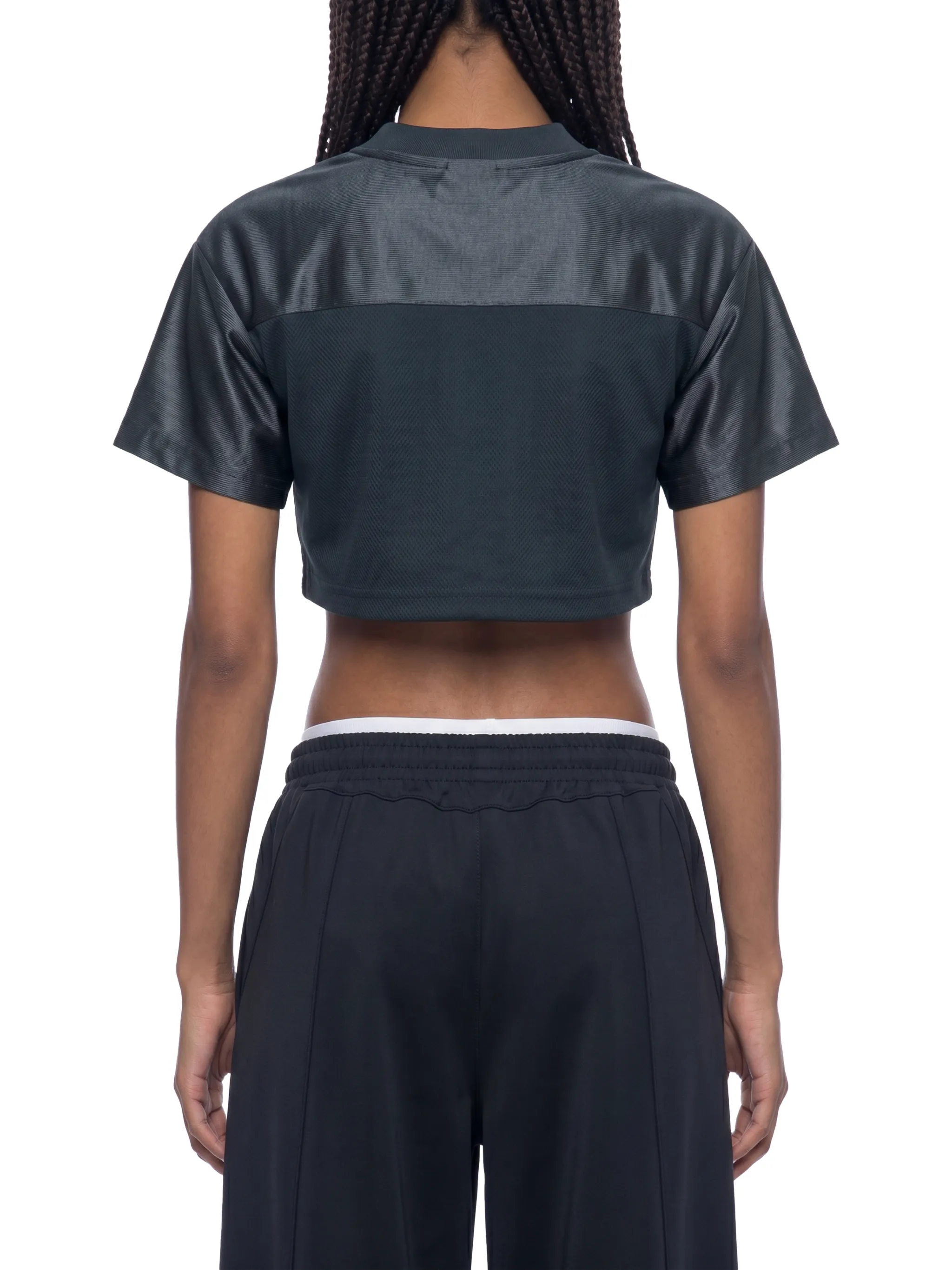 Women’s Cropped Paneled V-Neck Jersey