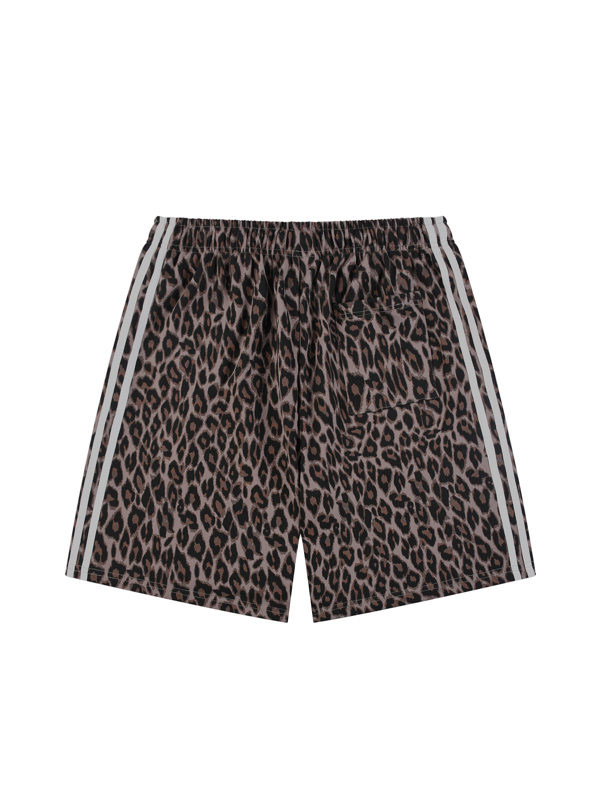 Unisex Heavyweight Leopard Drawstring Shorts #UB0037 | TAPSTITCH