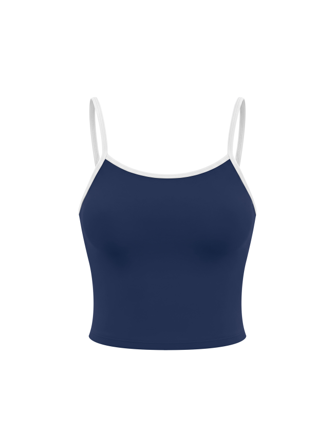 Women's Tight Color Block Yoga Tank Top